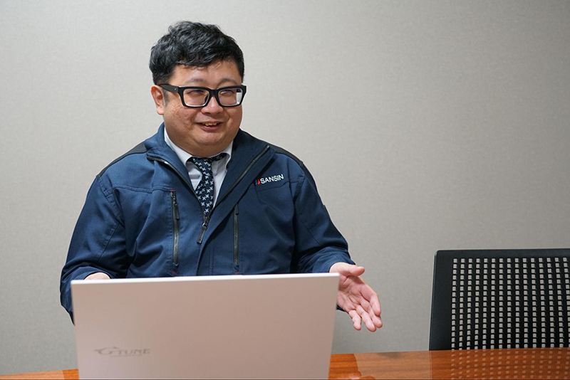 株式会社白石への信頼について笑顔で語る佐藤様